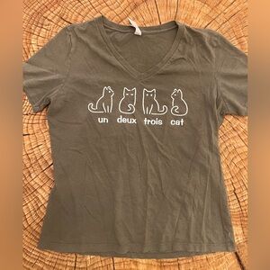 ‼️EUC: Cat Short Sleeve Cotton T-Shirt - M